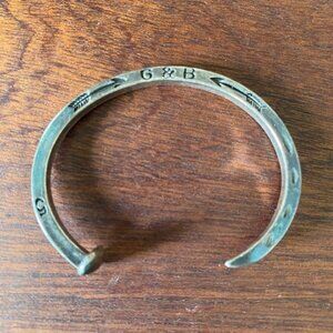 Giles & Brother (G&B) Railroad Spike Skinny Cuff Bracelet